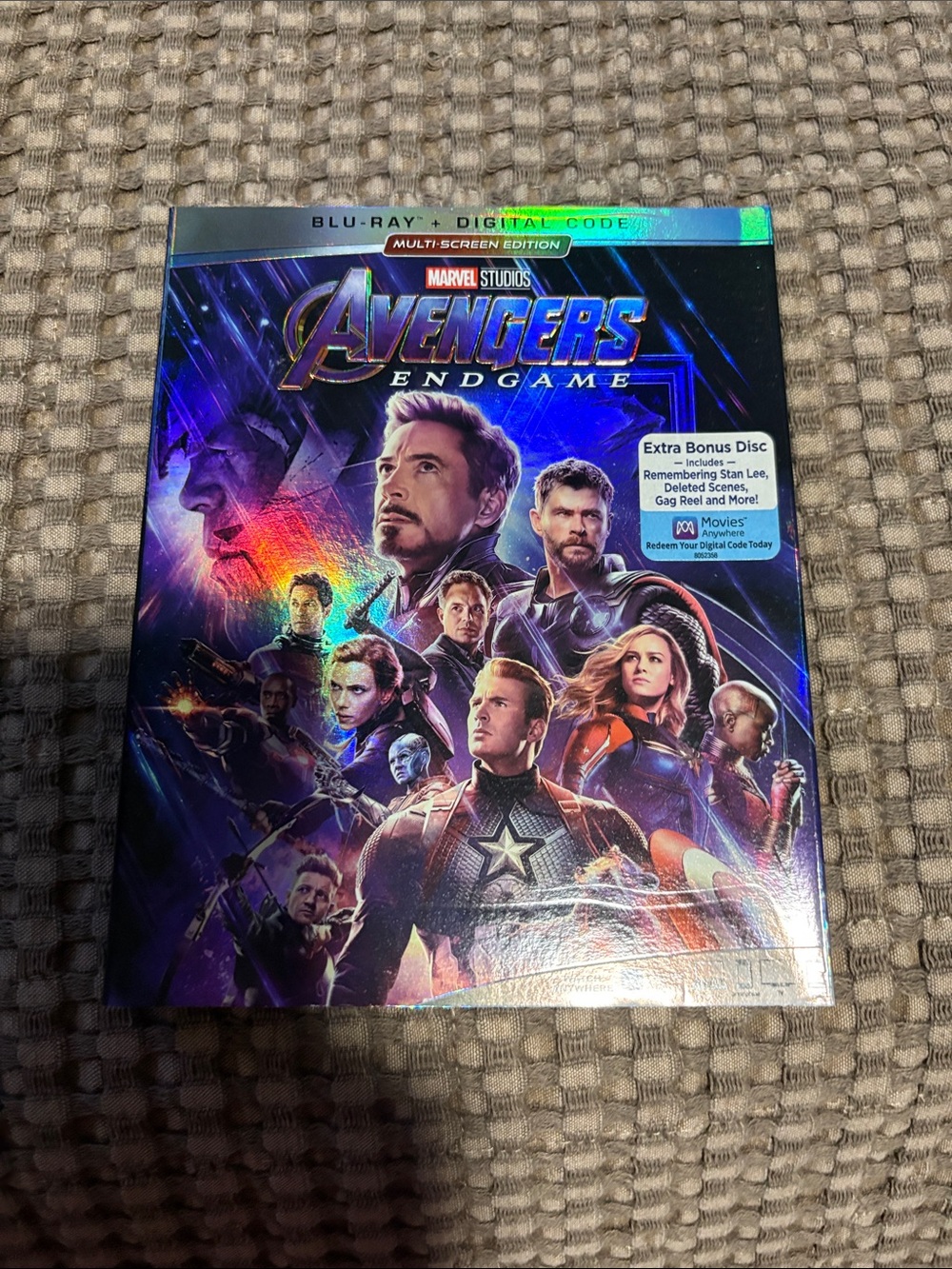 Marvel Avengers: Endgame Blu-ray — Purple Cover Edition